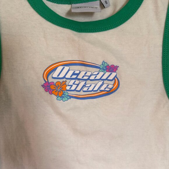 Ghanda clothing Ocean State y2k Tank Size 8 - Picture 4 of 5